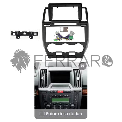 Kit Montaggio Autoradio 9"Pollici per Land Rover Freelander 2 (2006-2015) , Mascherina, Cablaggio Autoradio Android