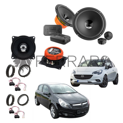 Hertz Kit 6 Casse | DSK 165.3 | DCX 100.3 | Ant/Post | Opel Corsa D, E (2006-2019)