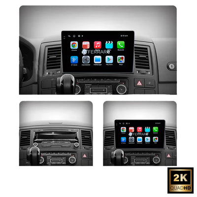 Autoradio per Volkswagen Multivan T5 9" 2K | 2003-2015 | Android | Bluetooth | CarPlay | Android Auto | 12/256GB Ram