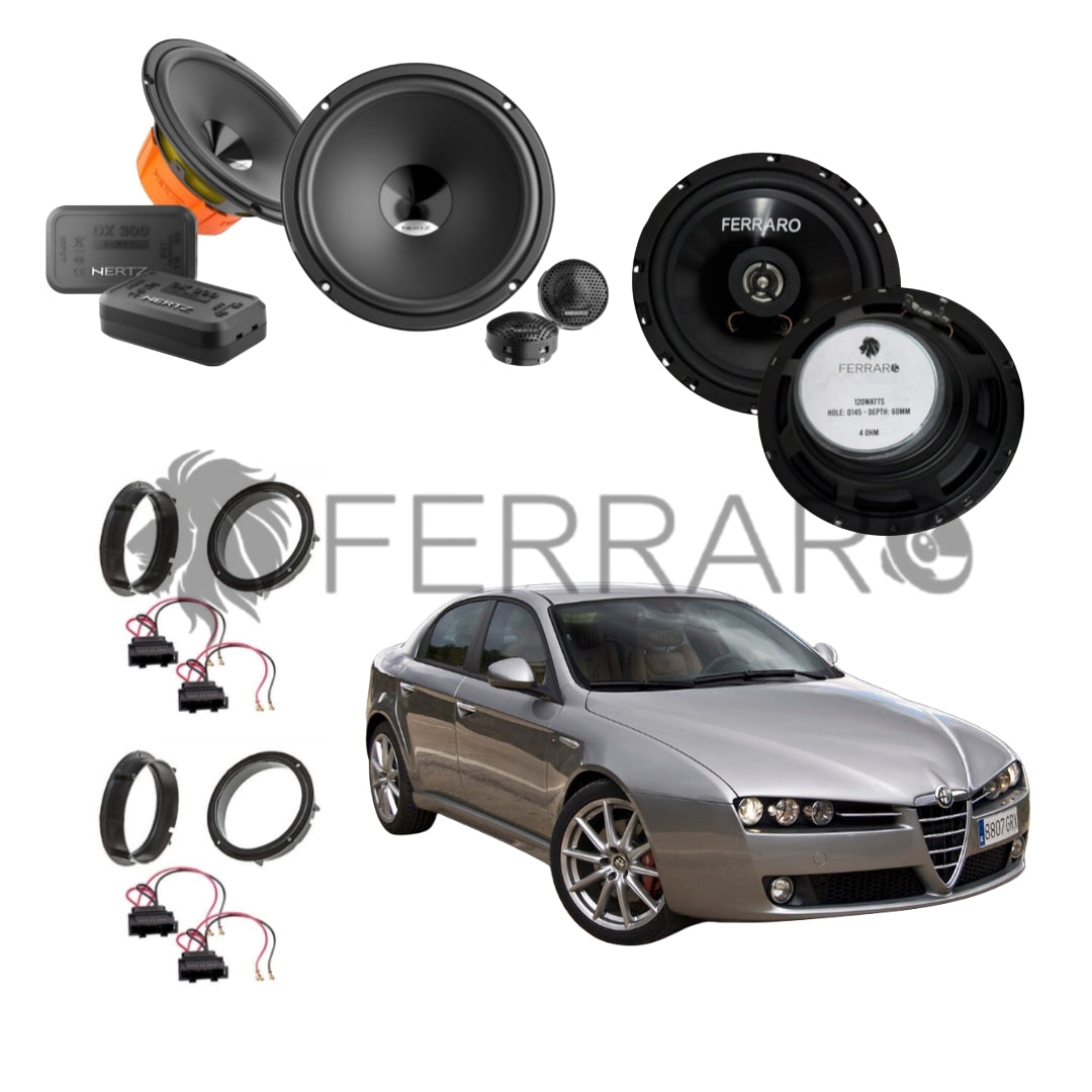 Hertz Kit 6 Casse | DSK 165.3 | ASC-652PC | Ant/Post | Alfaromeo 159