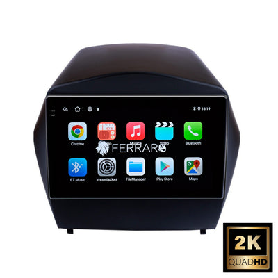 Autoradio per Hyundai Tucson 2 IX35 9" 2K | 2009-2015 | Android | Bluetooth | CarPlay | Android Auto | 12/256GB Ram