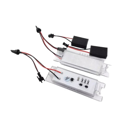 Set Luci Targa a Led per Alfaromeo, Opel, Fiat (Compatibilità in Descrizione), Plug and Play