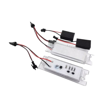 Set Luci Targa a Led per Alfaromeo, Opel, Fiat (Compatibilità in Descrizione), Plug and Play