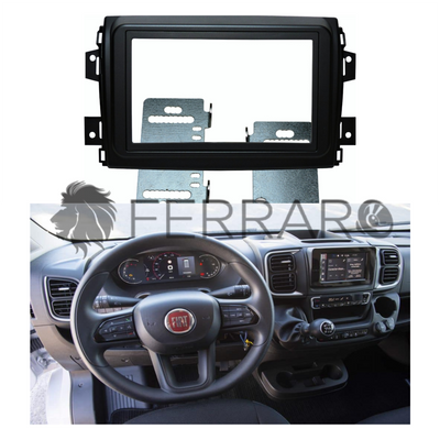 Car Radio Panel, 2 Iso No Frame, Fiat Ducato, from 2021