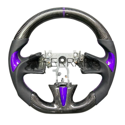Volante Sportivo per Infiniti Q50 (2013-2019), Carbonio, Customizzato in Pelle