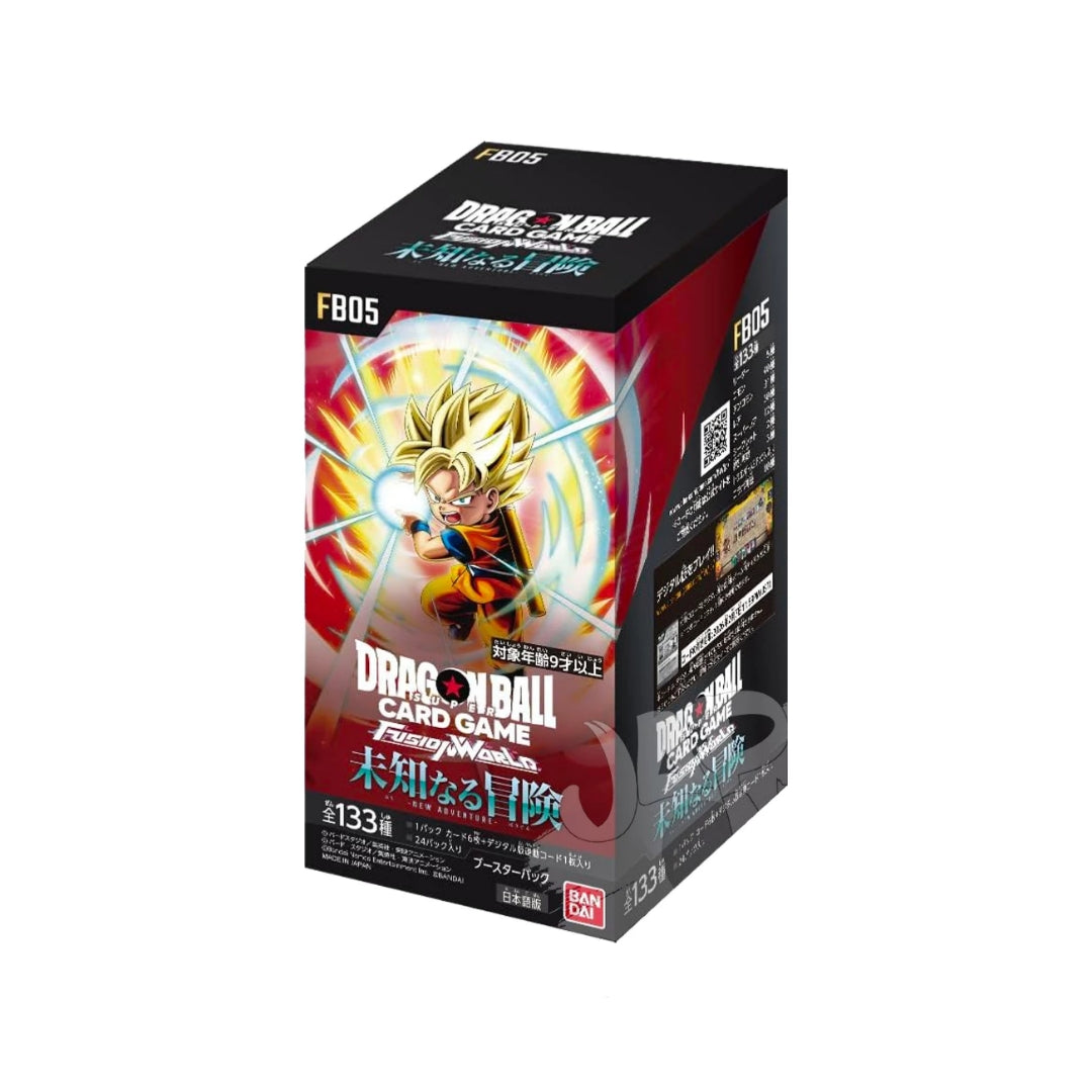 Dragon Ball Super Card Game Fusion World New Adventure FB05 Display – 24 Buste (JP)