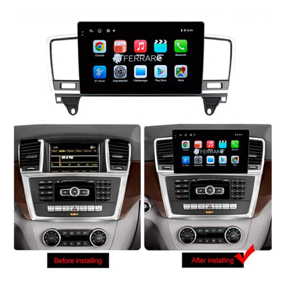 Autoradio per Mercedes Classe M X166 9" 2K | 2011-2015 | Android | Bluetooth | CarPlay | Android Auto | 12/256GB Ram