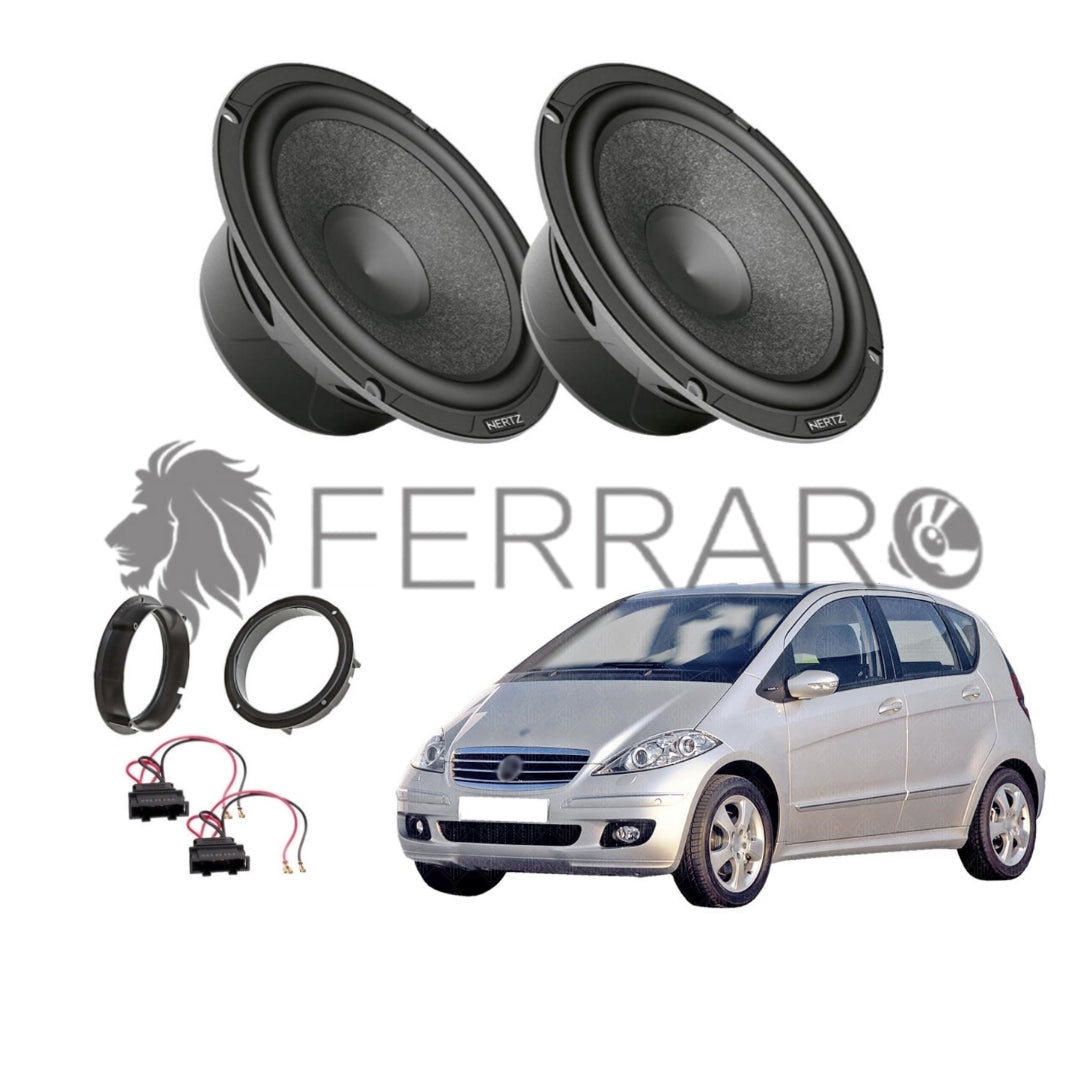 Hertz Kit 2 Casse | C 165 | Anteriori |  Mercedes Classe A/B w169/w245 dal 2004>