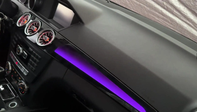 Ambient Light per Mercedes Classe C W204 (2007-2014), 64 Colori RGB