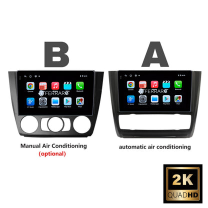 Autoradio per BMW Serie 1 9" 2K | E87 | E81 | E82 | E88 | 2004-2011 | Android | Bluetooth | CarPlay | Android Auto | 12/256GB Ram