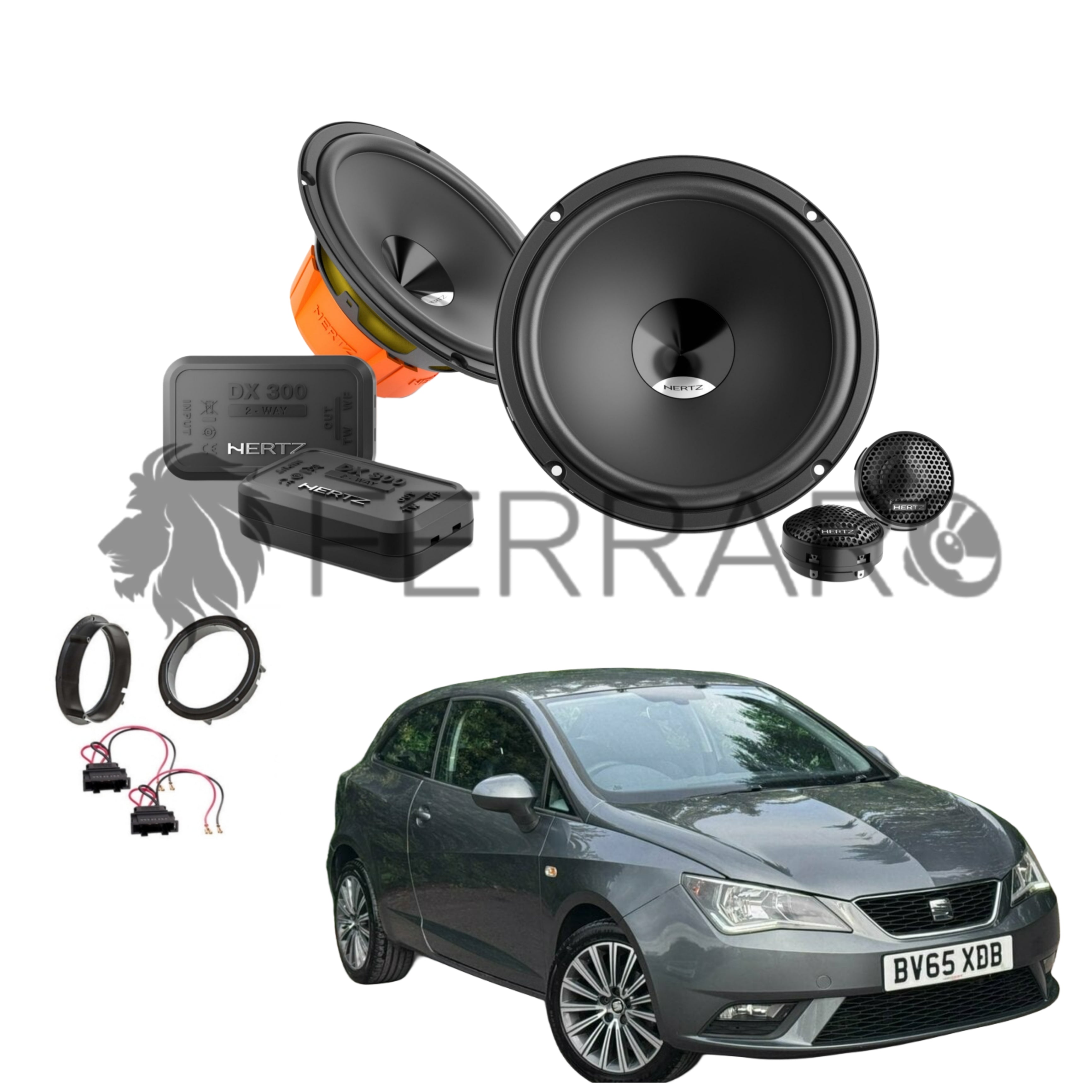 Hertz Kit 4 Casse | DSK 165.3 | Ant o Post | Seat Ibiza 6J | IV (2009-2018)