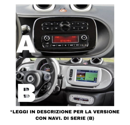 Autoradio per Smart 453 8" | 2014-2020 | Android | Bluetooth | CarPlay | Android Auto | 2GB/4GB Ram