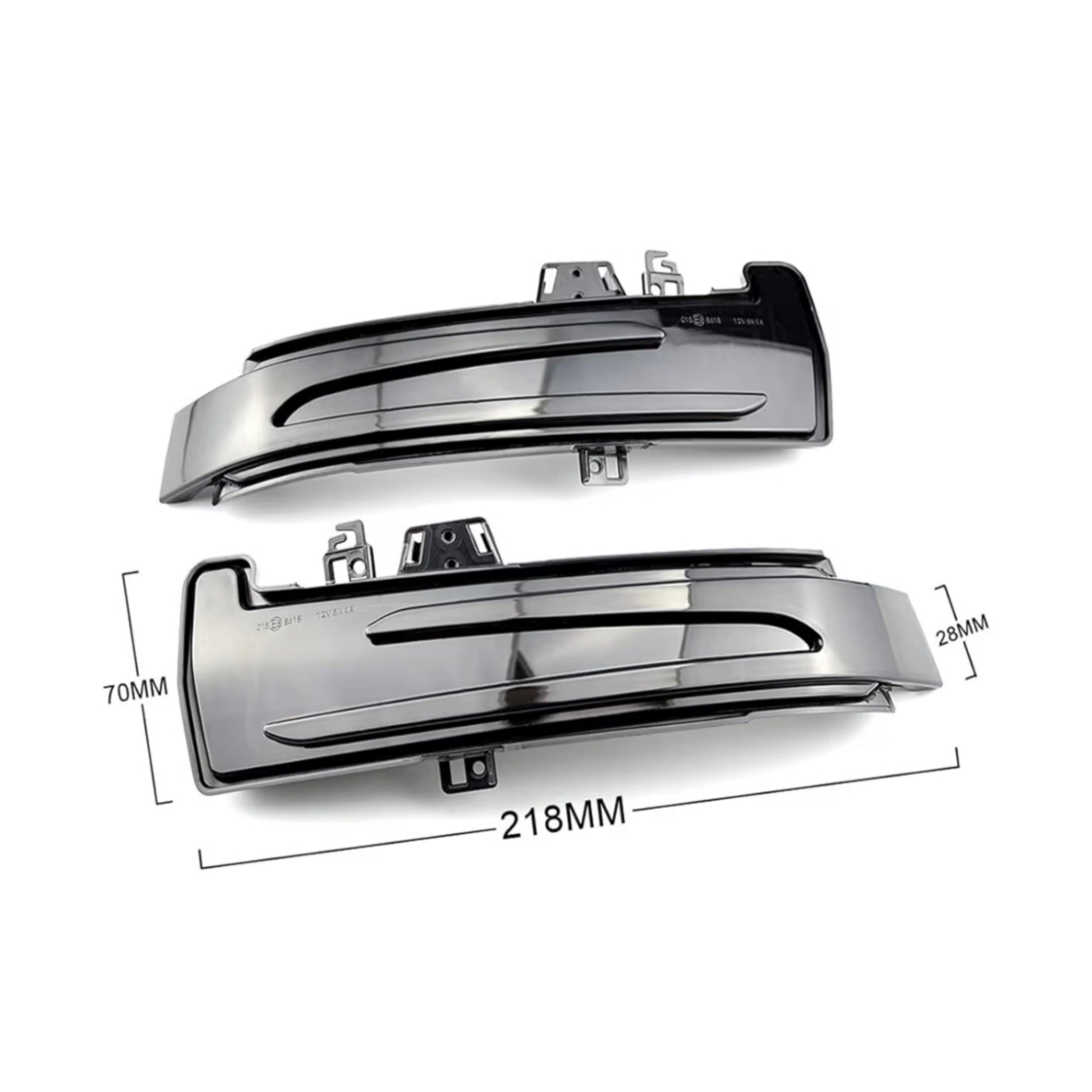 Indicatore Direzione Led per Mercedes Classe CLA A B CE S GLA GLK CLS (Compatibilità in Descrizione), Plug and Play