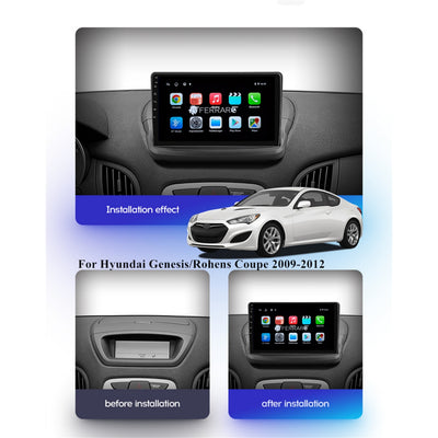Autoradio per Hyundai Genesis Coupé 9" | 2009-2012 | Android | Bluetooth | CarPlay | Android Auto | 2GB/4GB/6GB/8GB Ram