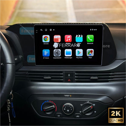 Autoradio per Hyundai i20 10.1" 2K | Dal 2020> | Android | Bluetooth | CarPlay | Android Auto | 4/64GB Ram
