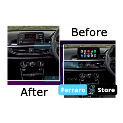 Autoradio per Kia Picanto 9" 2K | 2017-2020 | Android | Bluetooth | CarPlay | Android Auto | 12/256GB Ram