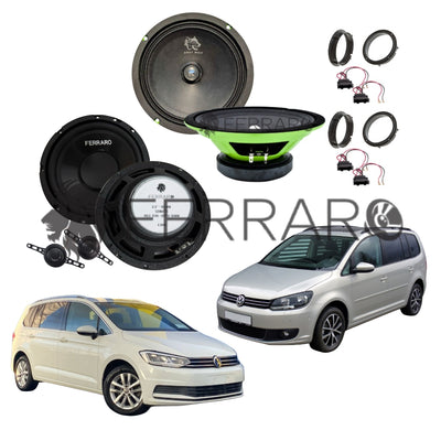 FerraroStore Kit 6 Altoparlanti | PV165.3 | ASK-165.2 | Ant/Post | VW Touran 1ª e 2ª Serie (2003-2024)