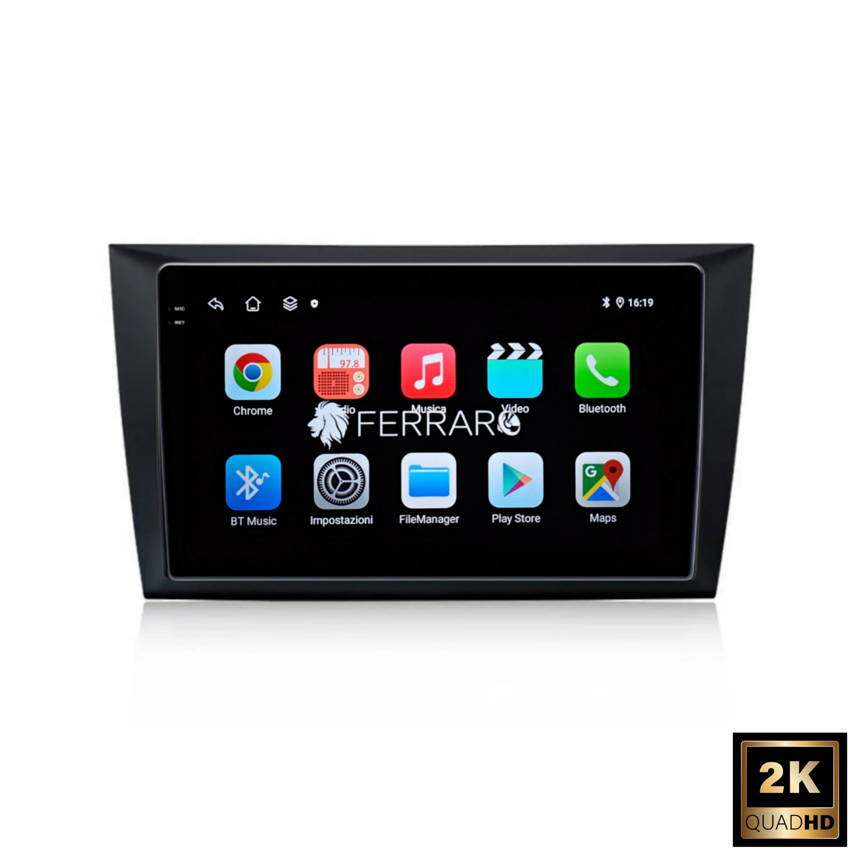 Autoradio per Volkswagen Golf MK6 9" 2K | 2008-2016 | Android | Bluetooth | CarPlay | Android Auto | 12/256GB Ram