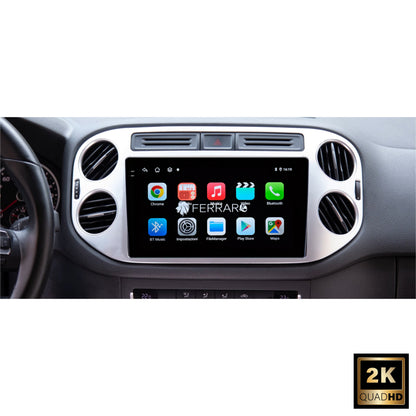 Autoradio per Volkswagen Tiguan, Plus 9" 2K | 2006-2016 | Android | Bluetooth | CarPlay | Android Auto | 12/256GB Ram