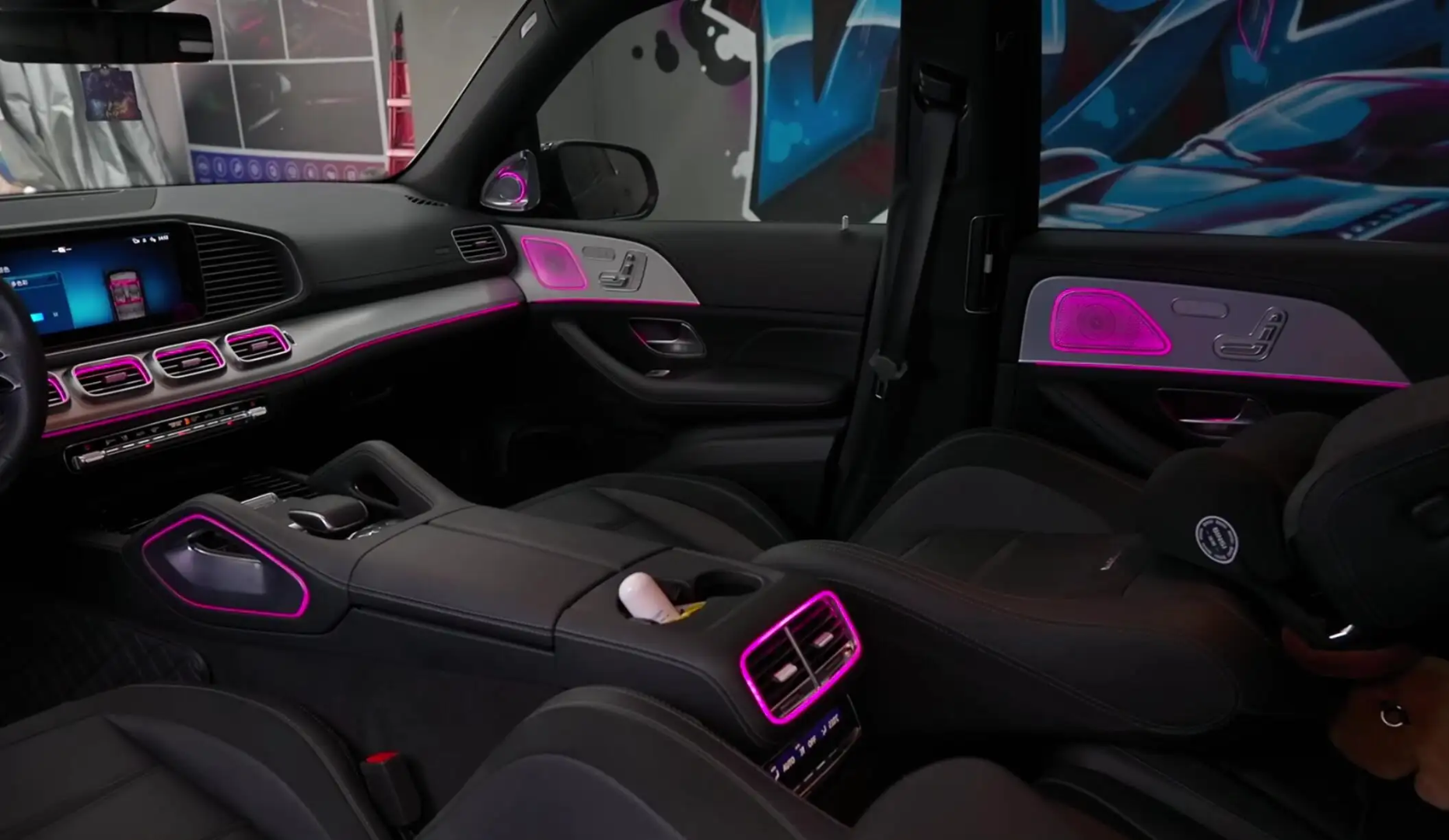 Ambient Light per Mercedes GLE W167, GLS (2020-2025), 64 Colori RGB