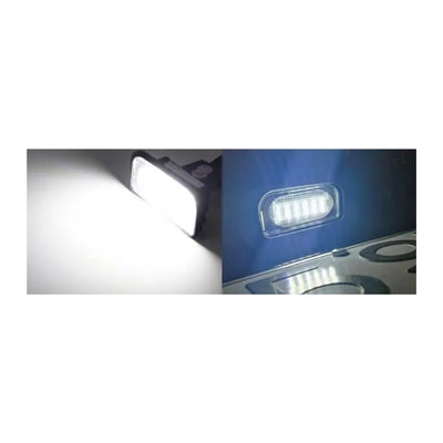 Set Luci Targa a Led per Mercedes-Benz W203, R230, W209 (2001-2010), Plug and Play