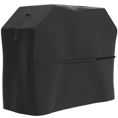 Outsunny Copertura per Barbecue Impermeabile in Tessuto Oxford 600D UPF30+ e Antivento, 147x61x122 cm, Nero