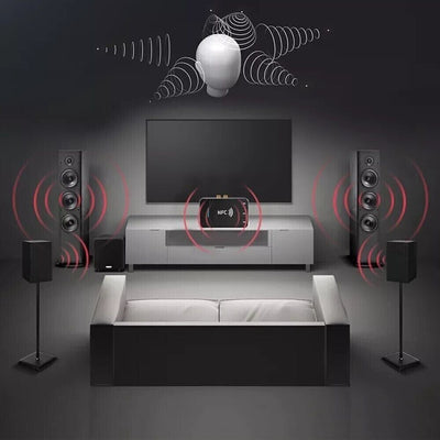 Trasmettitore Ricevitore, Audio, Bluetooth 5.0, NFC 5.0, RCA, AUX, Velocità 100 MBPS, USB