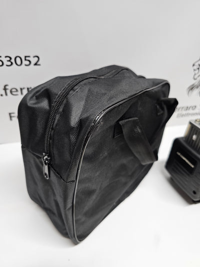 Compressore ad Aria Portatile, Auto, Bici, Moto, Manometro, Doppio Pistone con Manometro, 85L/min, Borsa