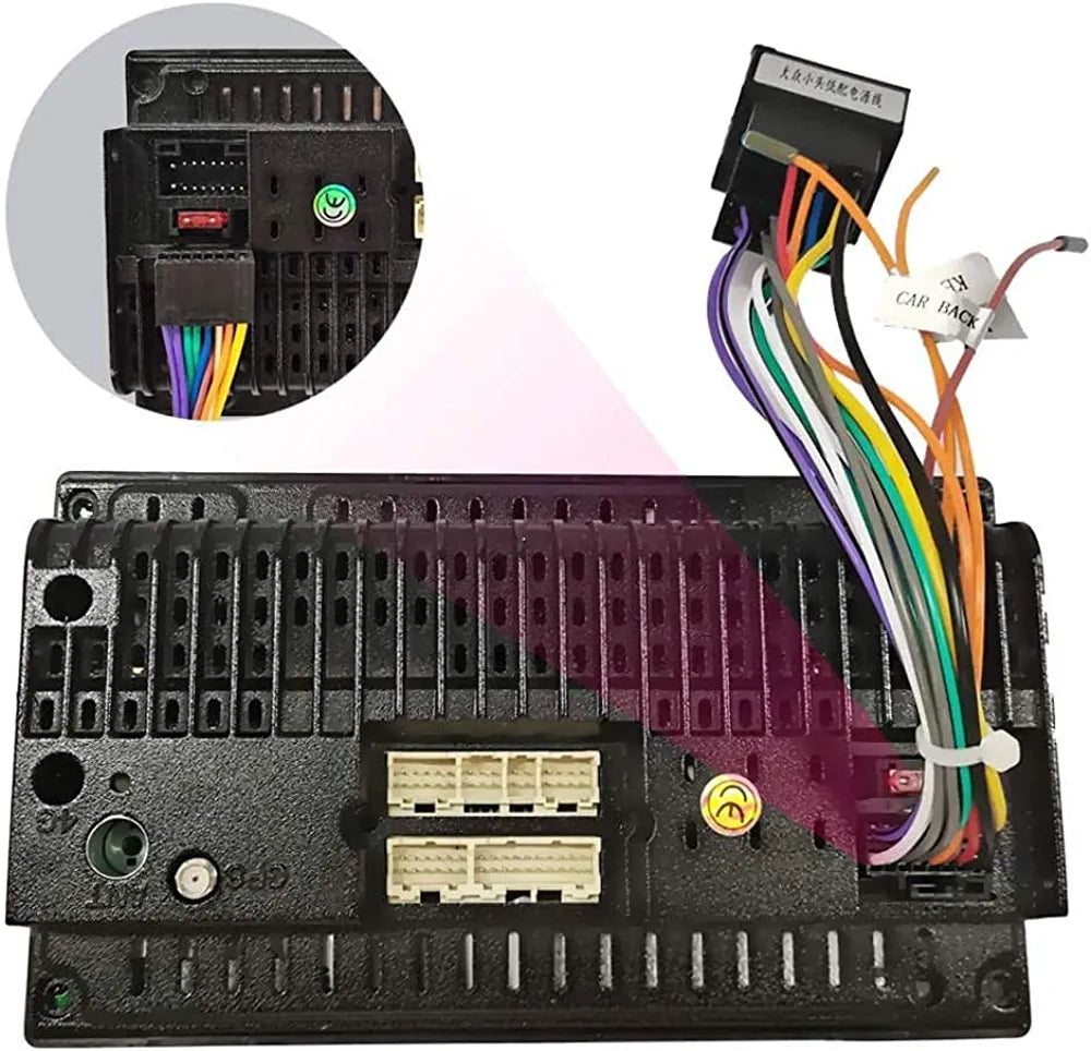 16 Pin Cable Adapter - ISO Standard, Car Radio Adapter Universal Connector