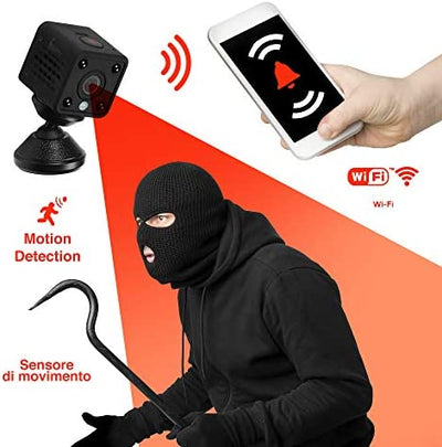 Mini Telecamera Wireless, Microcamera, Wireless, Notturna, Senza Fili