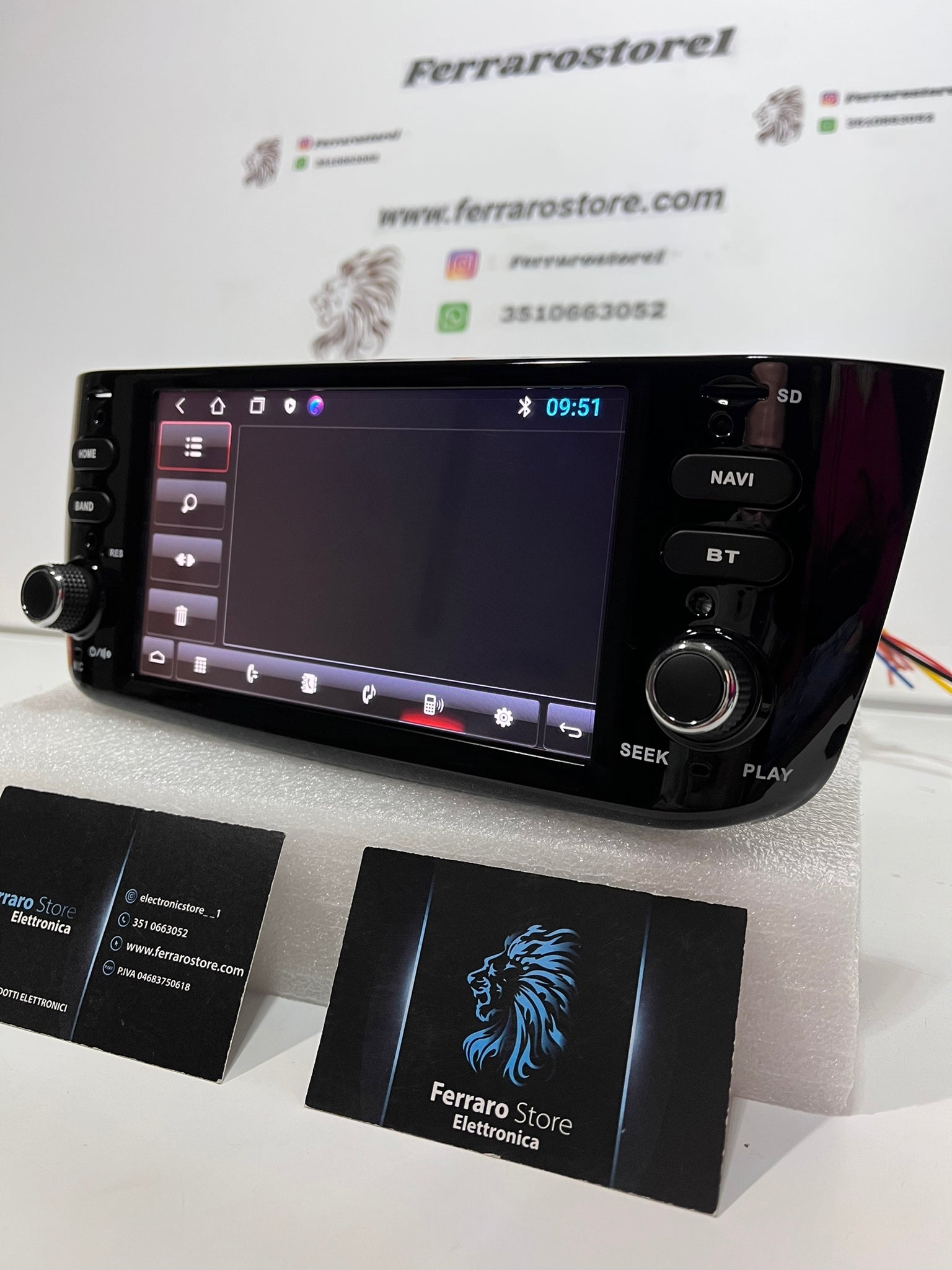 Autoradio per Fiat PUNTO EVO [2012-2015] - RADIO RDS, GPS, Wifi, Android, Bluetooth, CAR PLAY + ANDROID AUTO