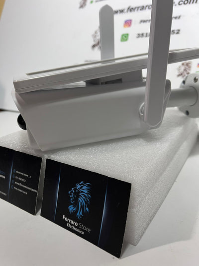 Telecamera Solare Wifi, 2MPX, Infrarossi, Sensore di Movimento, SD, IP67, App