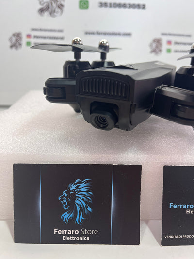 Mini Drone, Pieghevole Quadricottero, GPS, HD, Telecomando, App