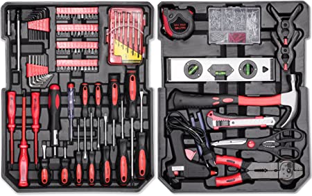 Mallette à outils - Mallette composée de 399 pièces | boîte à outils | porte-outils | ensemble d'outils | chariot à outils