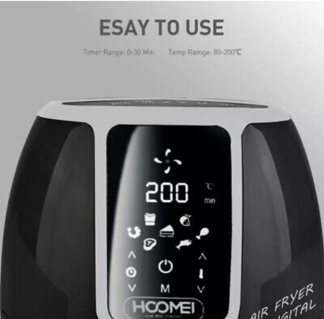 Hot Electric Air Fryer Without Oil 4.5L 1500W Touch Display HM-5378B