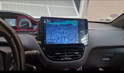Peugeot 2008 208 2012 - 2018 système d'autoradio Android lecteurs vidéo de  voiture intelligents voiture