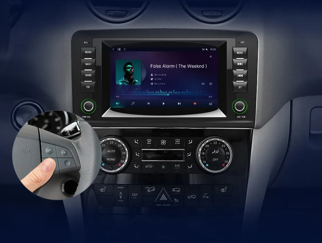 Autoradio per MERCEDES BENZ CLASSE M W164 [2005 - 2012] - Sistema auto Intelligente, GPS, Navigatore, Wifi, CarPlay & Android Auto