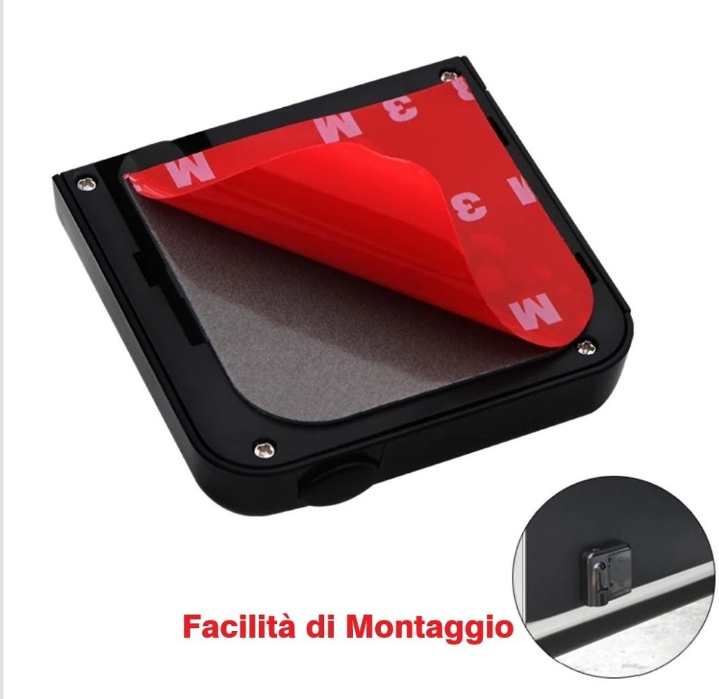 Luce Sottoporta PEUGEOT - Senza Fili, a Batteria, KIT Completo con Calamita.