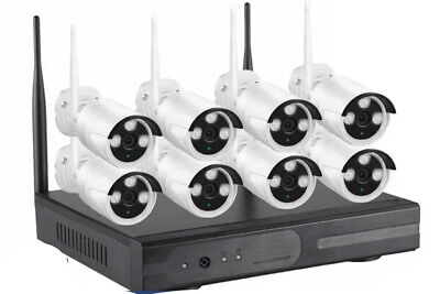 Kit Videosorveglianza x8 Camere [Wireless] - Sorveglianza, Wireless, Set Completo, Camere, AHD, Infrarossi, Full HD