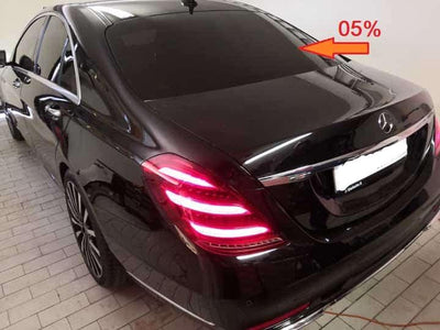 Pellicola Oscurante Auto, 75x300cm, Vetri Auto 5% VLT, Nero